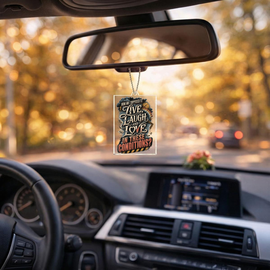 How Am I Supposed to Live Laugh and Love in These Conditions Acrylic Ornament