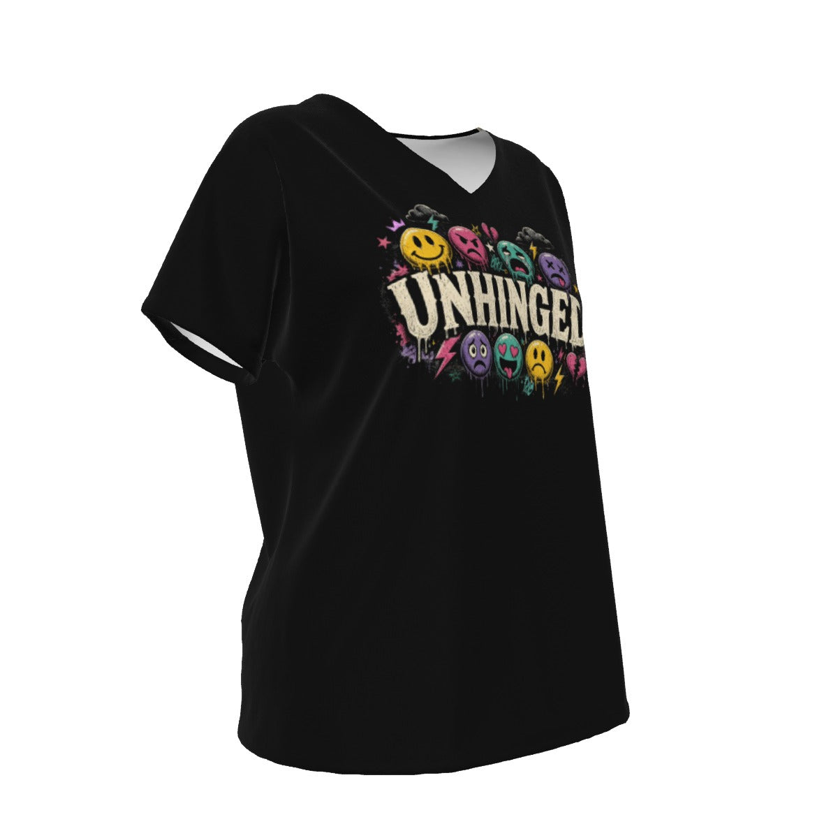 Unhinged™ "My Mood Has So Many Swings It's Now a Park" Women's V-Neck Tee