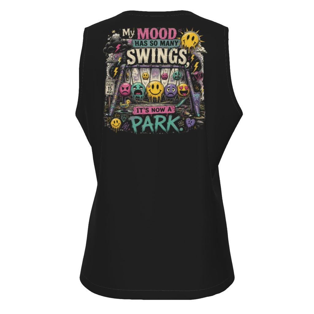 Unhinged™ "My Mood Has So Many Swings It's Now a Park" Women's Tank Top